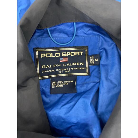 VTG Polo Sport Ralph Lauren lightweight nylon windbreaker vest jacket, M - Picture 5 of 6